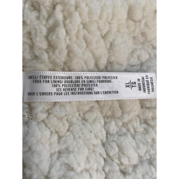 Unbranded Womens XL Gray Vest Sleeveless Hooded Sherpa Lined Zip Front Cozy NEW - Picture 4 of 16